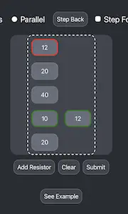 A screenshot of my
    circuit creator project